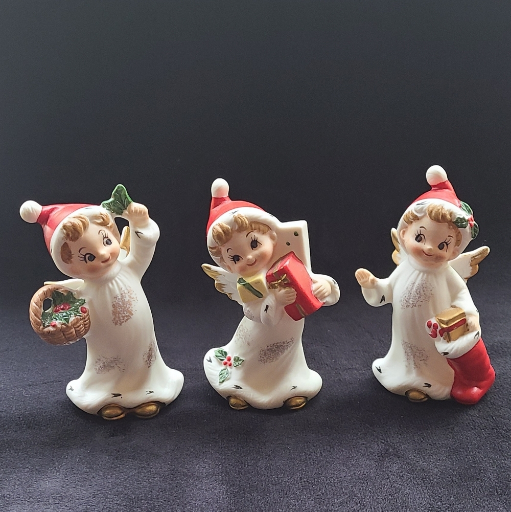 Lefton Vintage Christmas Angels